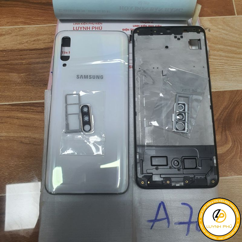 Vỏ samsung A70 A705F có khay sim