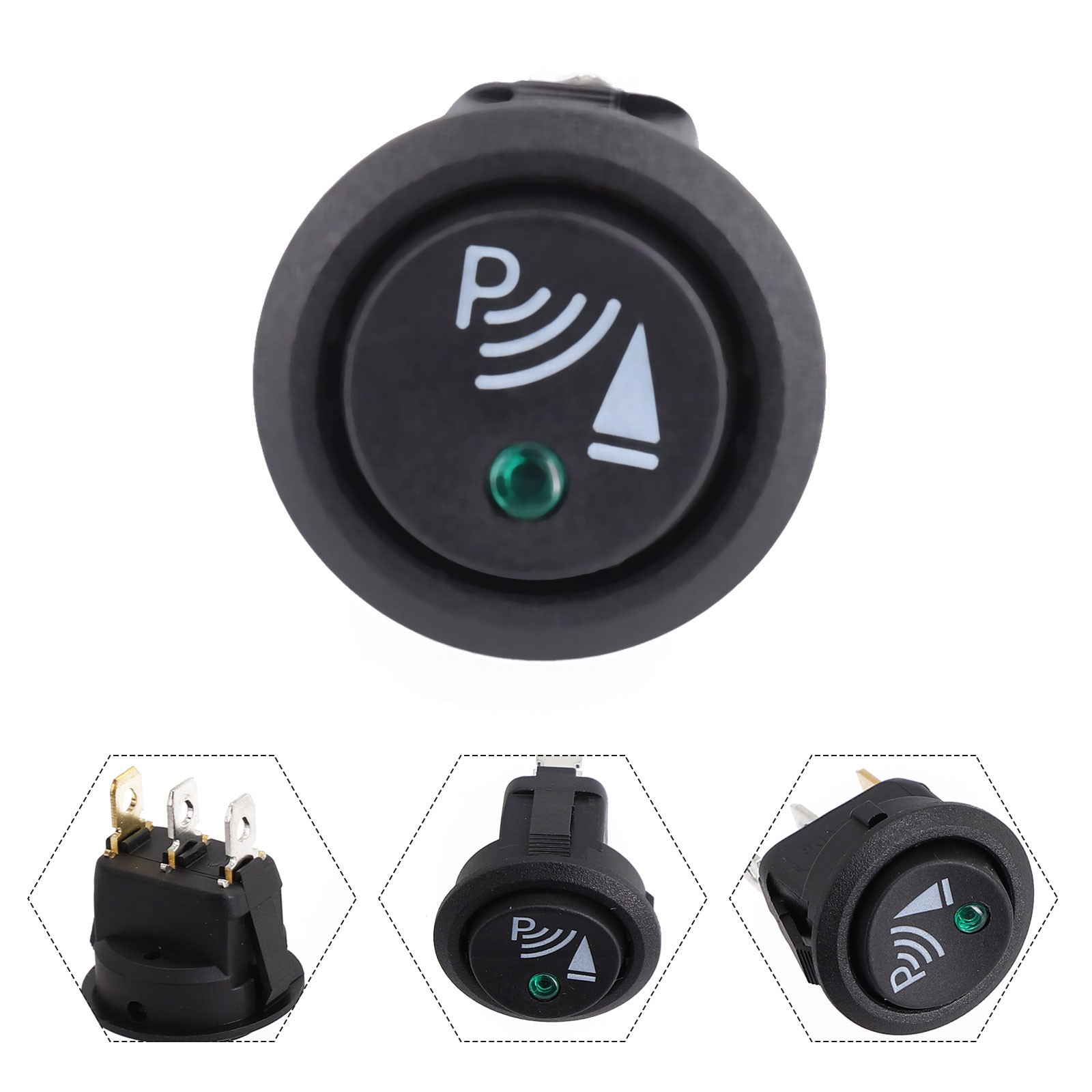 Round Switch 12V 3 2cm Brand New Easy Installation Eye Reversing