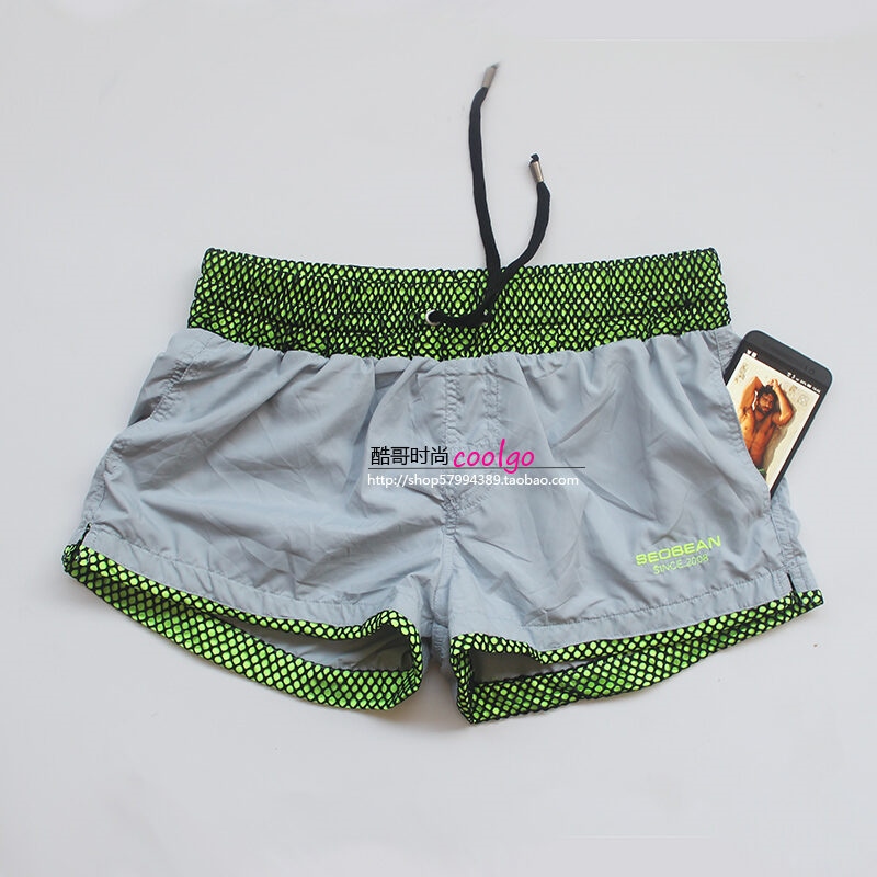 Quần đi biển cạp trễ gợi cảm seobean quần bơi quần đùi bơi quần short thể thao nam ba tấc đi biển eo rộng rãi nhanh khô hot ●8/26▬◈☫