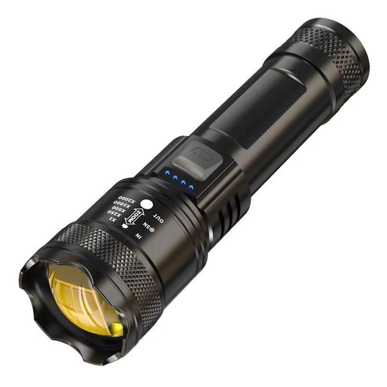 Rechargeable Flashlight Mini Torch Light Ultra Bright Rechargeable Led Torch with Tail Light Waterproof Flashlight for Outdoor Adventures Compact and Portable