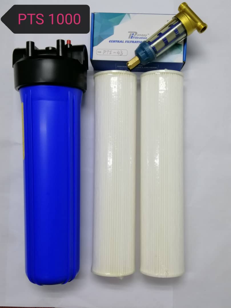 ECOWATER Outdoor Water Filter PTS1000 C/W Extra Cartridge And Strainer