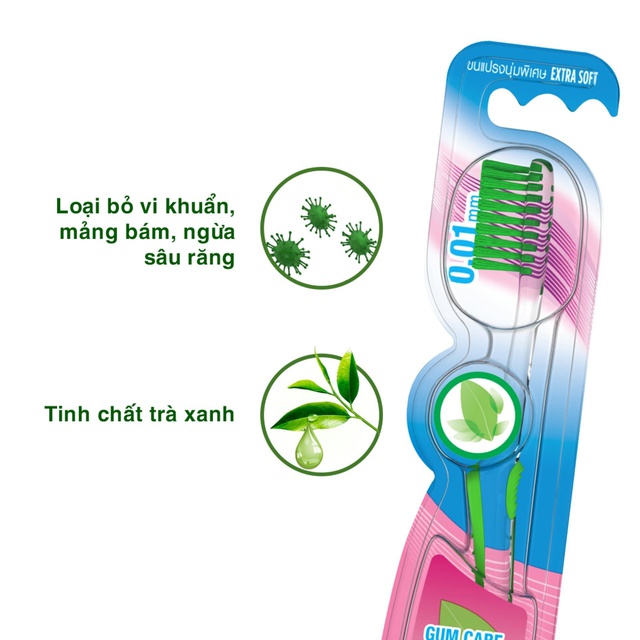 Bàn chải Oral-B tinh chất Trà Xanh/Trà Đen