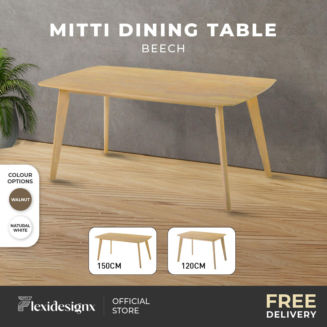 beech colour dining table