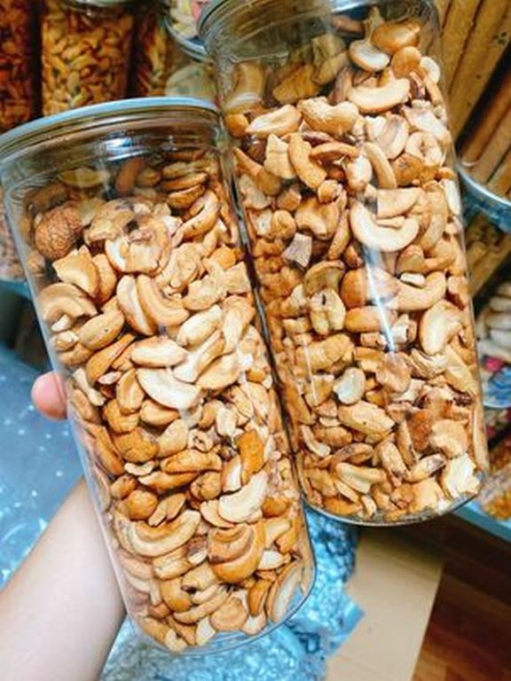 Hạt Điều Bể Lon Pet 500G - Loại Ngon