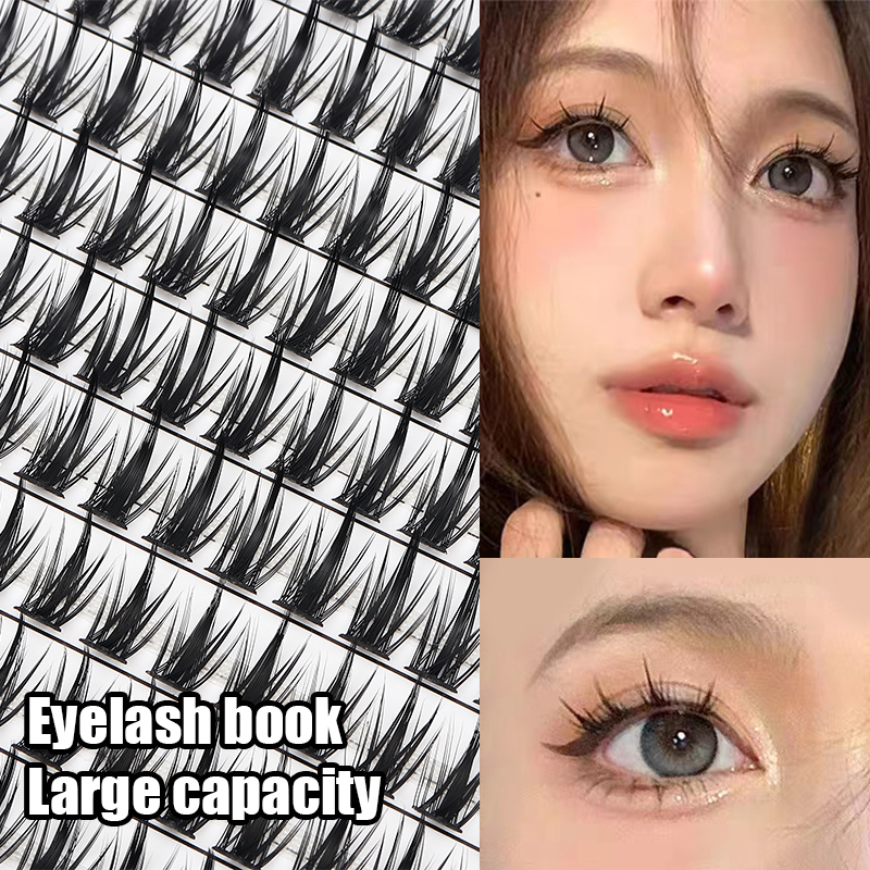 Individual%20Lashes%20Eyelash%20Book%20Clusters%20Extensions%20False%20Eyelash%20DIY%20at%20Home%20Cluster%20Eyelash%20Extensions%20Makeup%20-%20Image%203