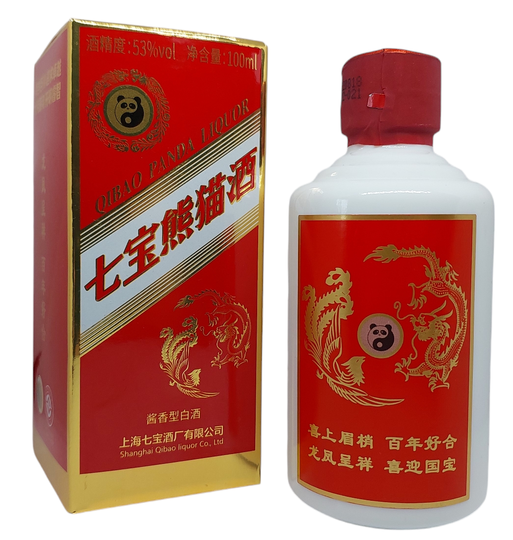 Qibao Panda Liquor Moutai 100ml 10cl Miniature | Lazada Singapore