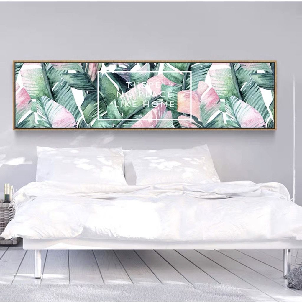 COMPLETE SET Canvas Wall Art Painting with Wood Frame Nordic Wall Decor