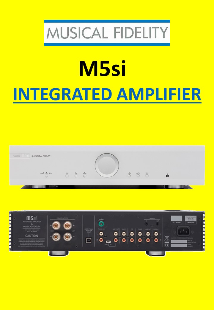 MUSICAL FIDELITY M5si Integrated Amplifier SILVER Lazada Singapore