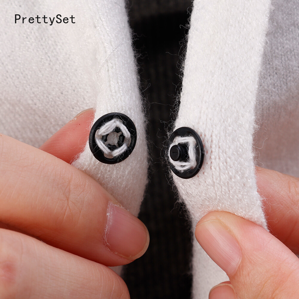15 Pairs Invisible Small Plastic Snap Buttons Fasteners Press Button Stud For Clothes Mini Accessories