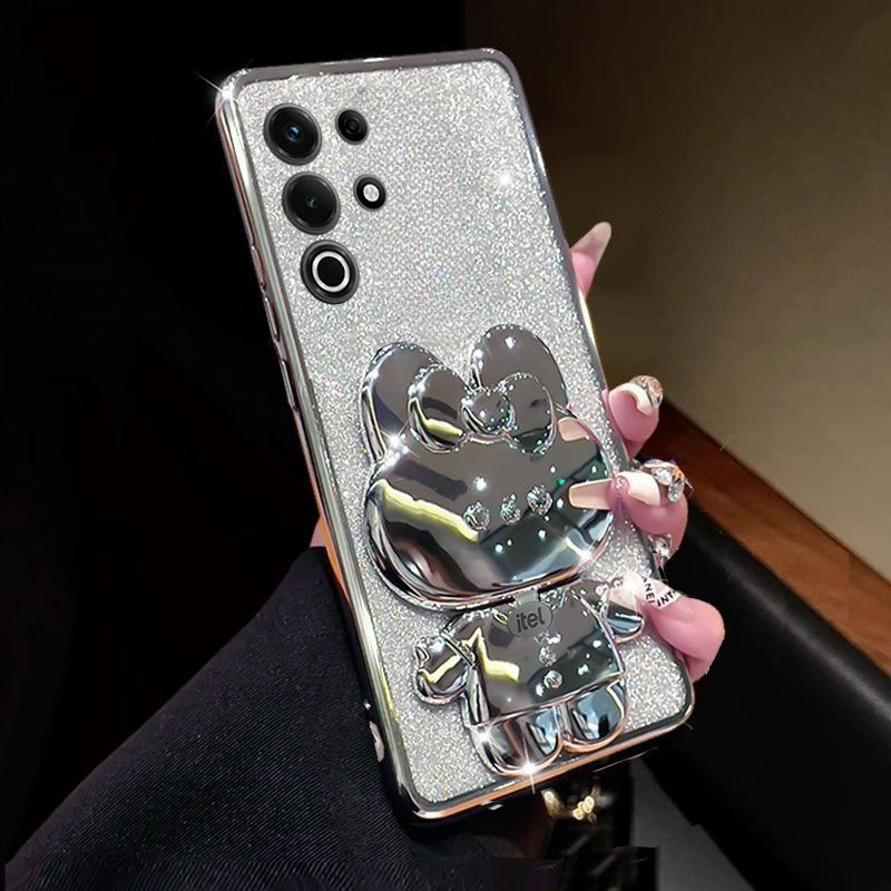 New%20Phone%20case%20itel%20Super%20S26%20Ultra%20Back%20cover%20Camera%20Protection%20Semi%20Transparent%20Soft%20Silicone%20Rabbit%20bracket%20Shockproof%20Exquisite%20Glitter%20Powder%20For%20itel%20S26%20Ultra%20case%20-%20Image%204