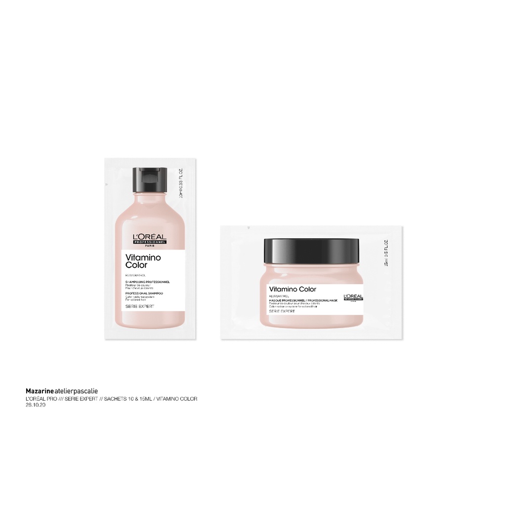 Hấp dầu giữ màu tóc nhuộm Vitamino Color 15ml