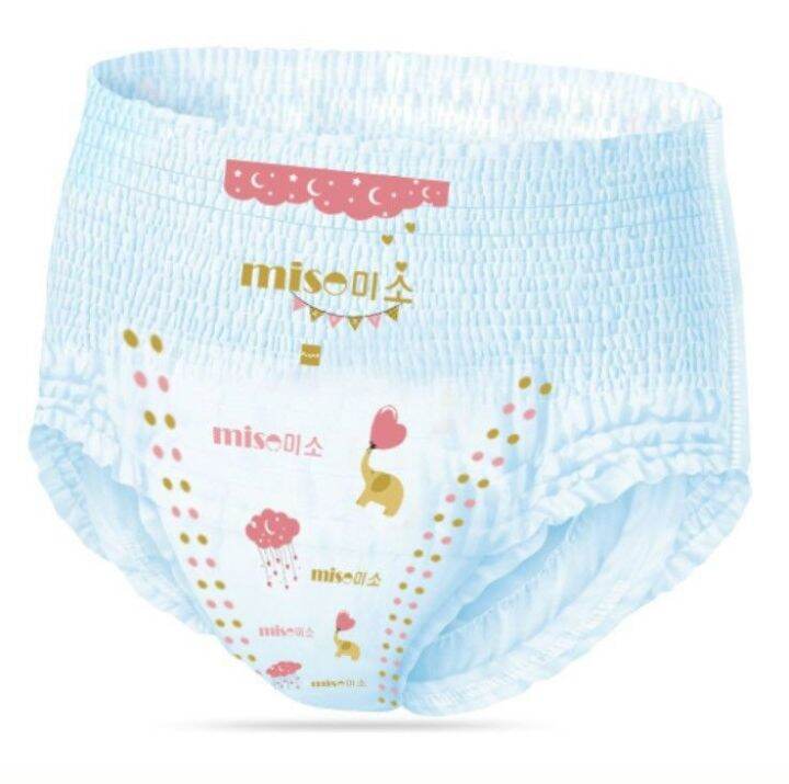 Tã/Bỉm MISO HÀN QUỐC Dán/Quần Đủ Size S42/M36/L32/XL32