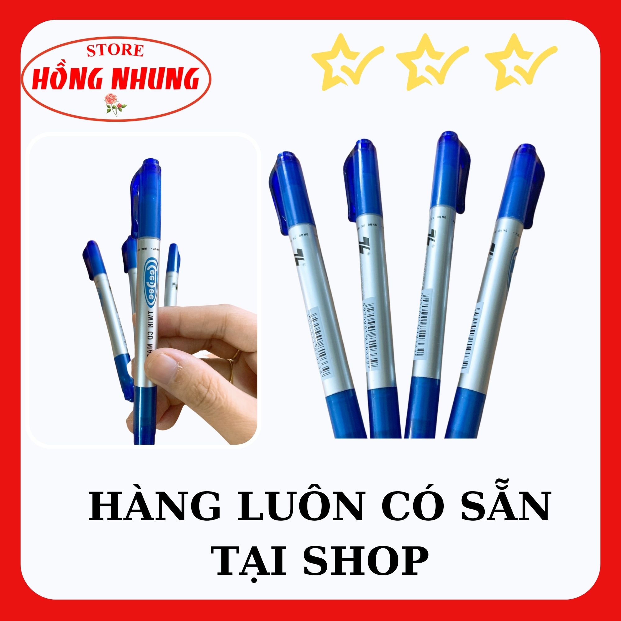 [Hàng Mới Về]Combo 10 Cây Bút Lông Dầu Thiên Long PM-04