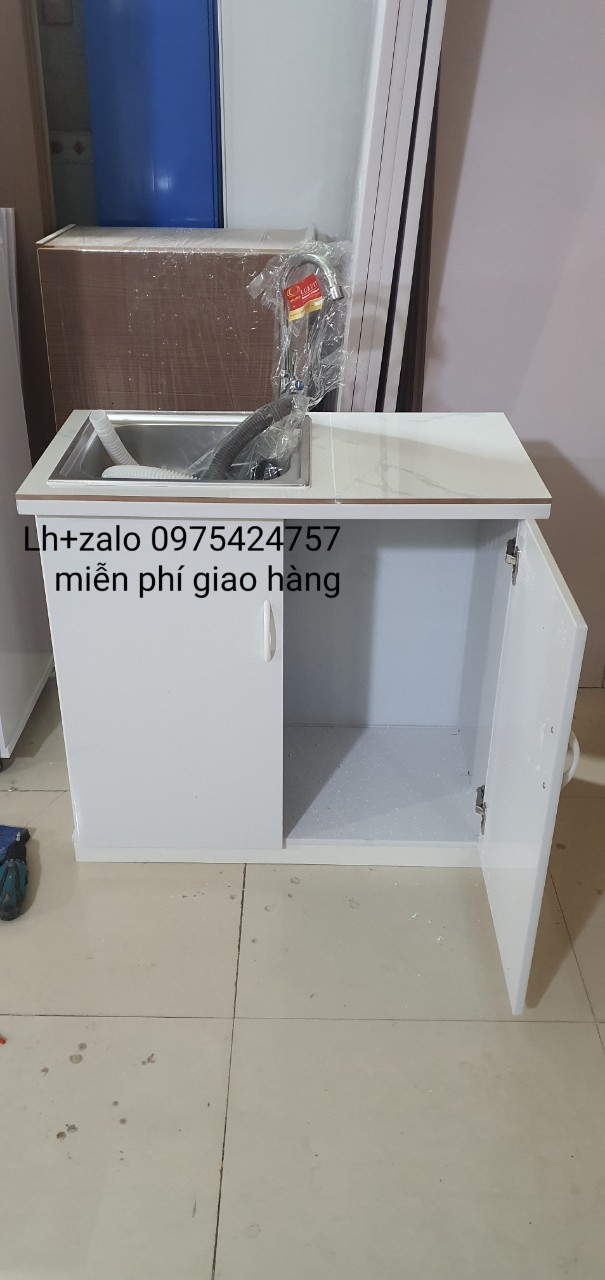 tủ bếp mini sẵn bồn nhựa đài loan