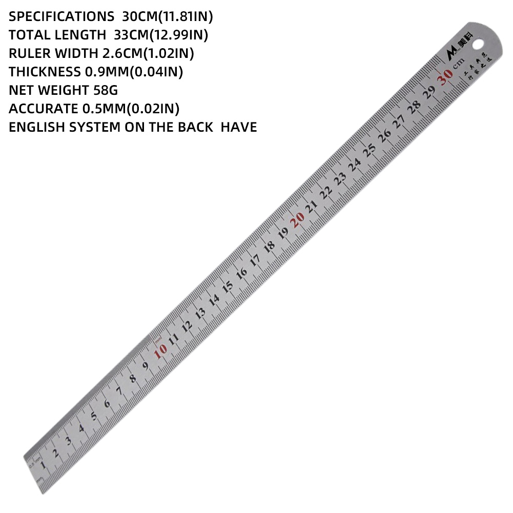 %E3%80%90Cost-effective%E3%80%91Precision%20Metric%20Rule%20Metric%20Ruler%20500mm%20Centimeter%20Inches%20Scale%2015cm/20cm/30cm/50cm%20Double%20Side%20Stainless%20Steel%20Straight%20Ruler%20-%20Image%202