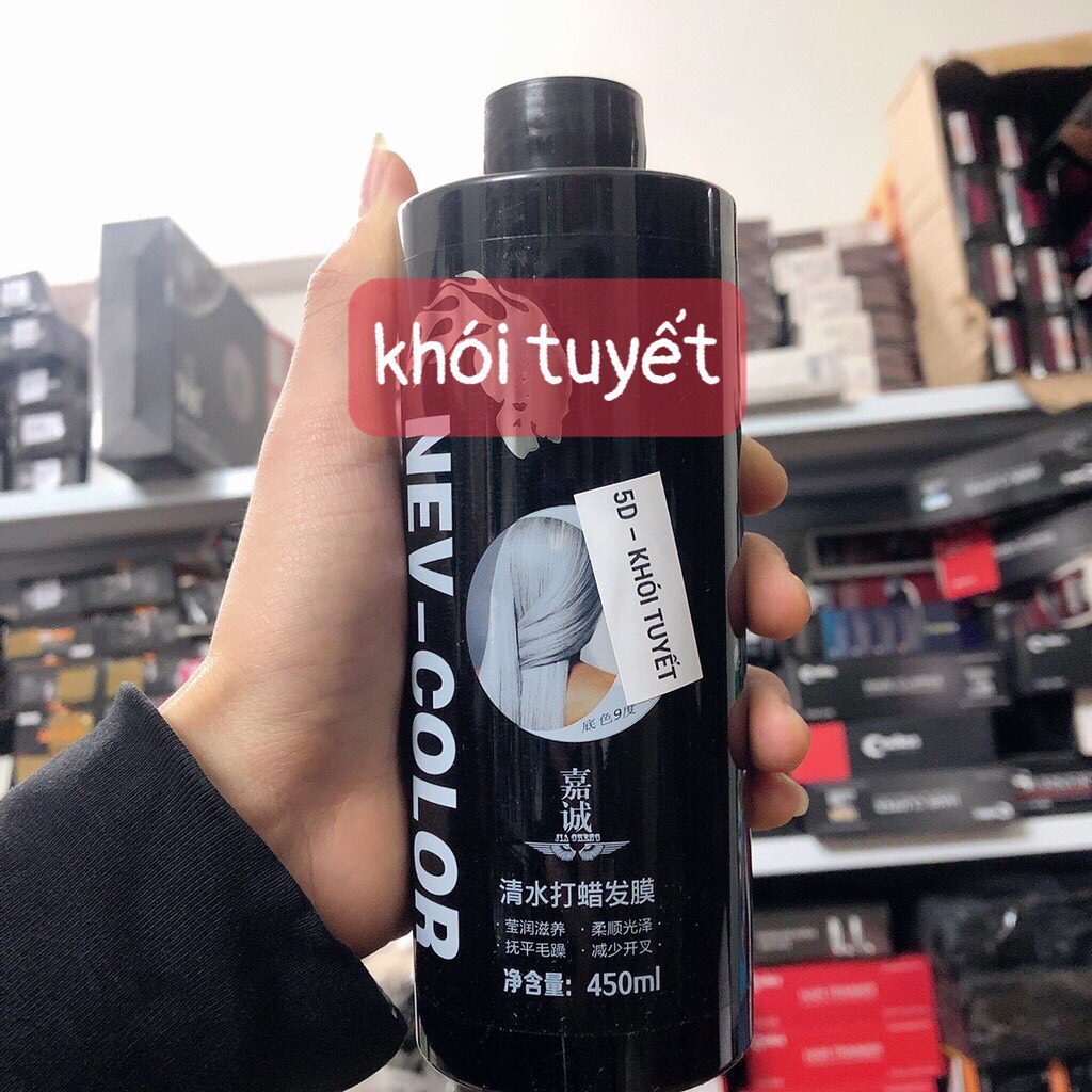 Thuốc Nhuộm Tóc Màu Phủ Bóng 5D Hàn Quốc 450ml