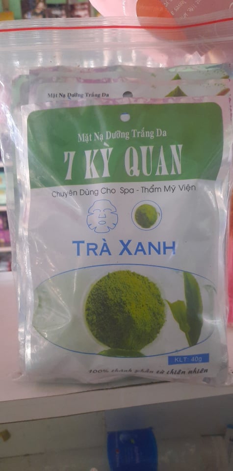 combo 10 miếng mặt nạ trà xanh dưỡng sáng da