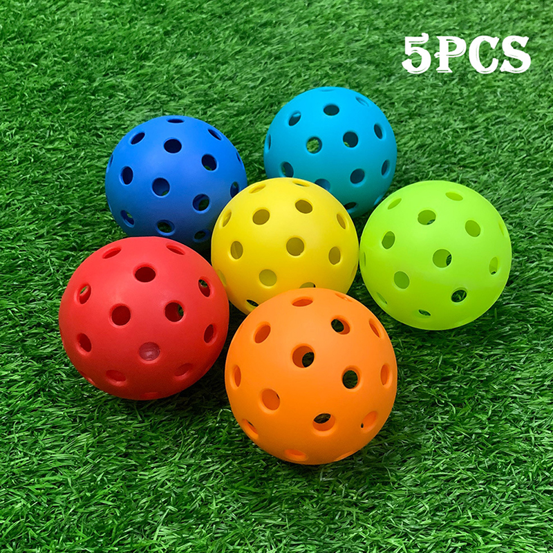 5pcs%20Durable%20Outdoor%20Pickleball%20Balls%2040%20Holes%20Training%20Pickleball%20Accessories%2074mm%20Standard%20Pickle%20Balls%20For%20Competition%20-%20Image%203
