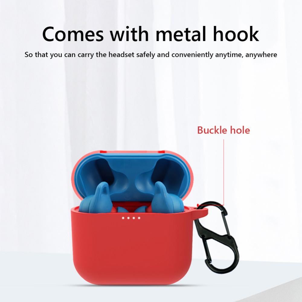 Silicone Case Cover Skullcandy Indy Lost Earbud Soft Silicone Case