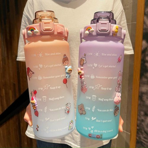 Bình Nhựa DETOX KÈM TÚI ĐỰNG 1000ml