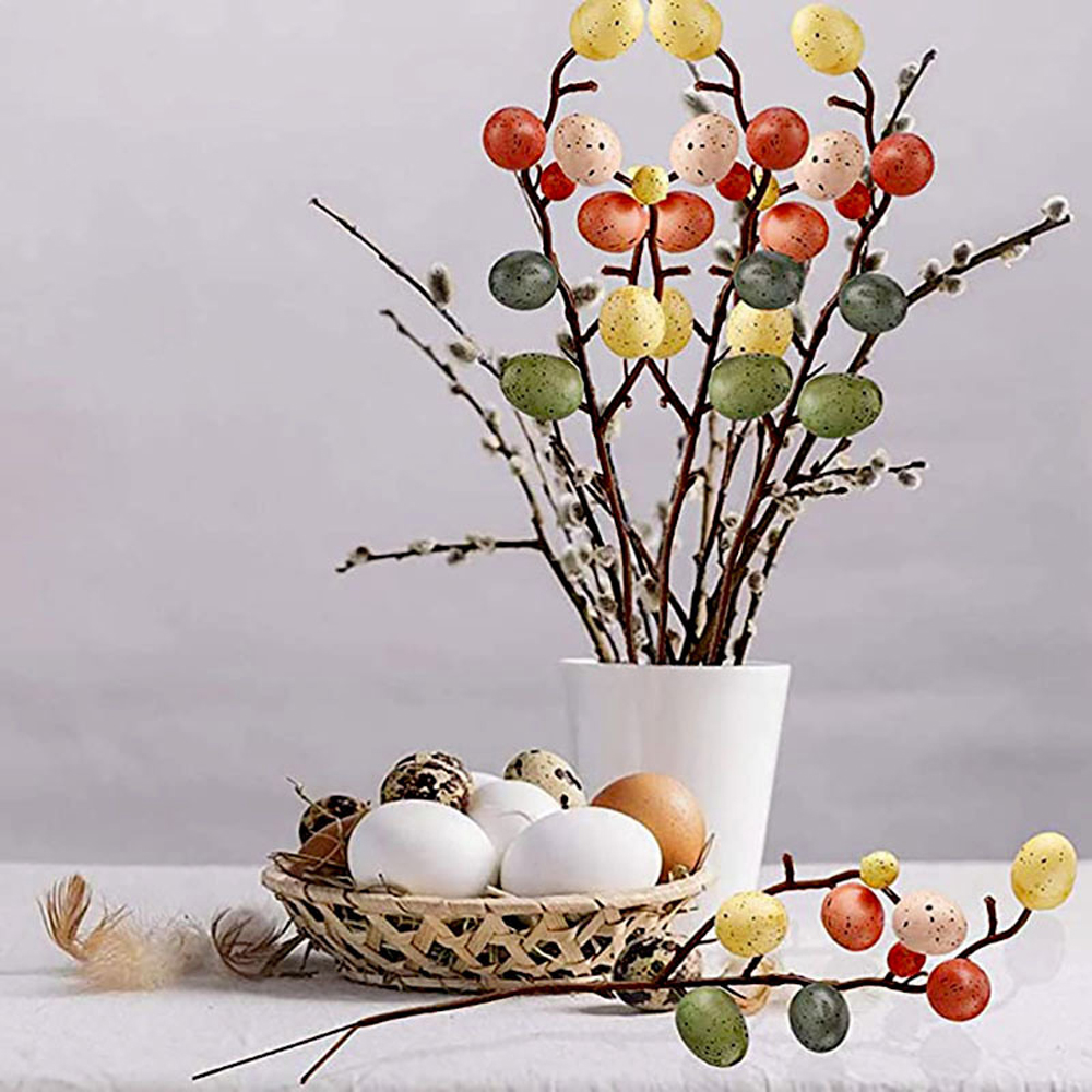 Easter Egg Tree Decoration Party Supplies Creative Branch with Painting Eggs Beautiful Easter Egg Decoration Easter Supplies