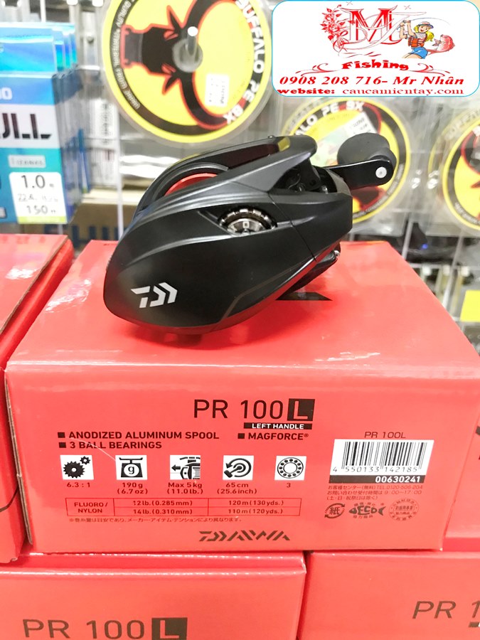 Máy Câu Ngang Daiwa PR100 Tay Trái
