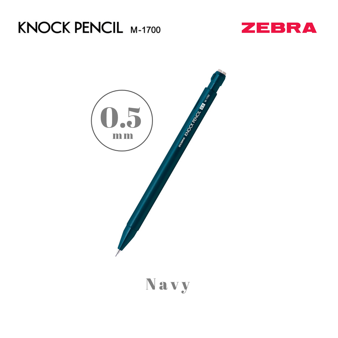 Zebra Knock Pencil M-1700 Mechanical Pencil, 0.5mm | Lazada Singapore