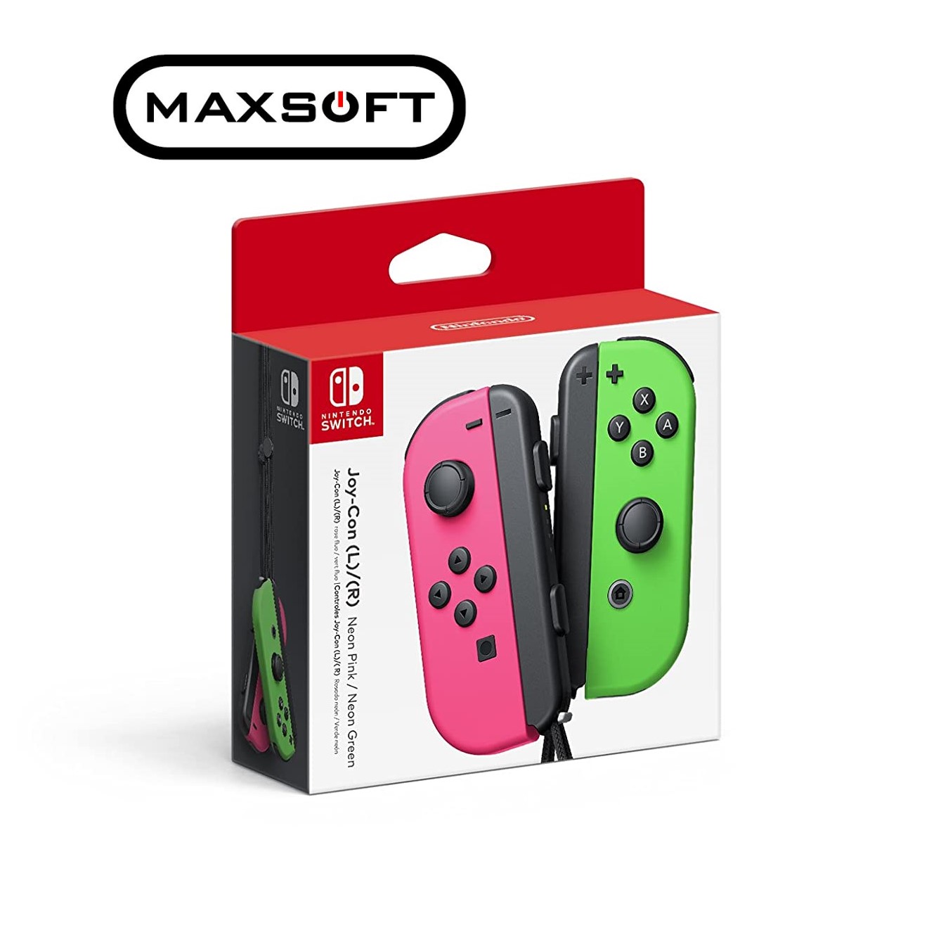 switch joy con pink green