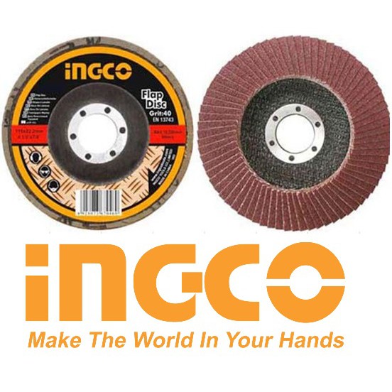 Nhám xếp 100x16mm (P40, P60, P80) INGCO FD1001, FD1002, FD1003