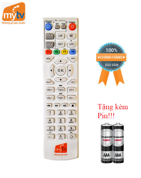 _ điều khiển đầu thu mytv đầu thu huawei- hàng chính hãng 100% tặng kèm pin!!!