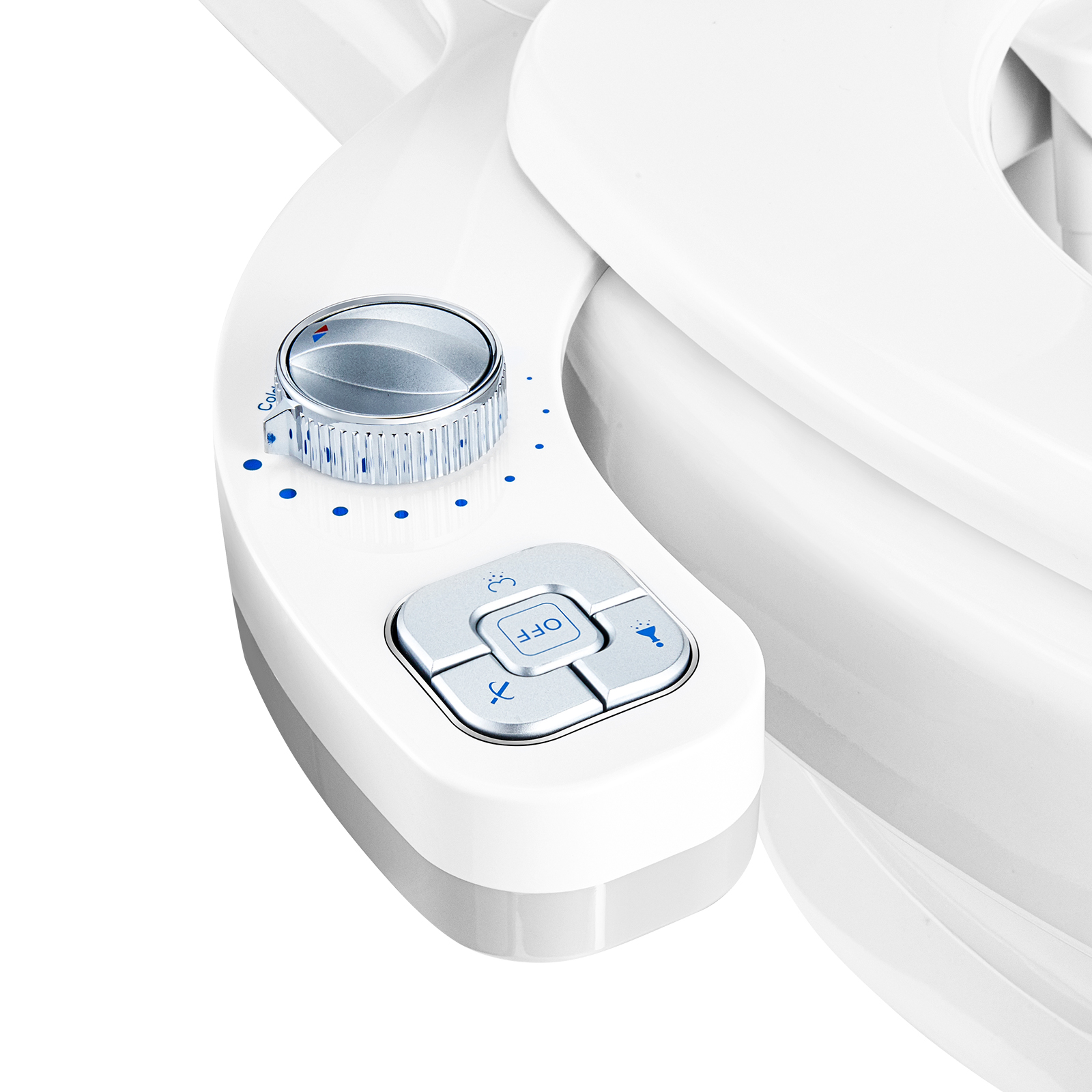 SAMODRA Ultra-Slim Bidet Attachment for Toilet - Dual Nozzle (Frontal &  Rear Wash) Hygienic Bidets for Existing Toilets - Adjustable Water Pressure
