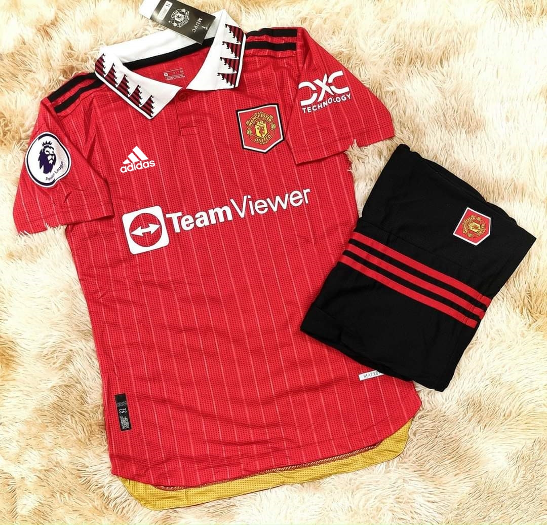 Áo Bóng Đá CLB MANCHESTER United -Sân Nhà -Bản Thi Đấu-Chất Vải Polyester Thái Cao Cấp