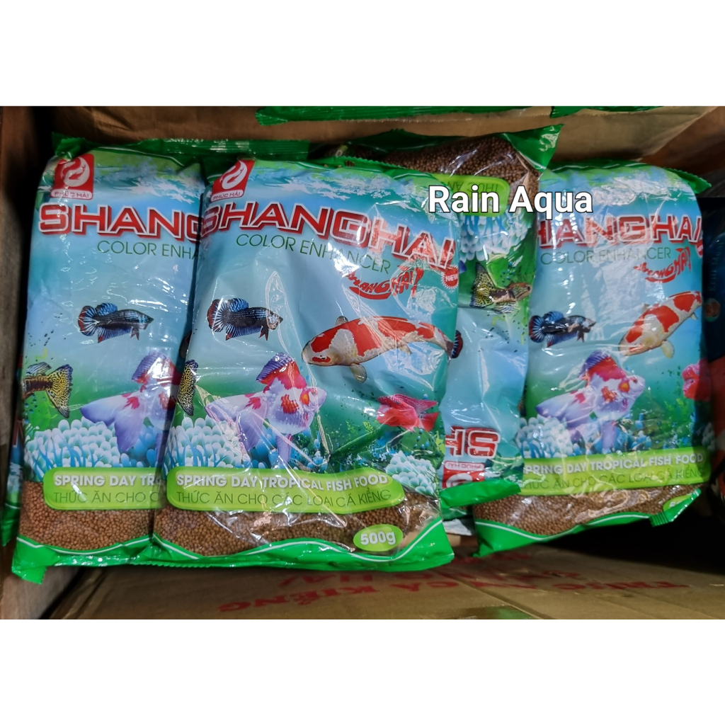 Thức ăn, cám nuôi cá SangHai gói 500g