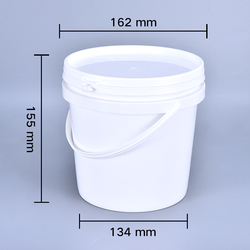 【Direct-sales】 1pcs 2l Food Grade Plastic Bucket With Lid And Leakproof Storage Container For Oil Bpa Free.