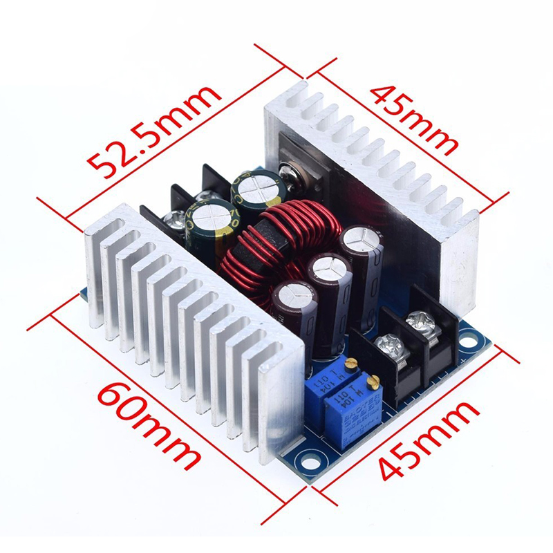 20A high-power synchronous rectification buck constant voltage constant current power supply module charging LED drive 300W high-power