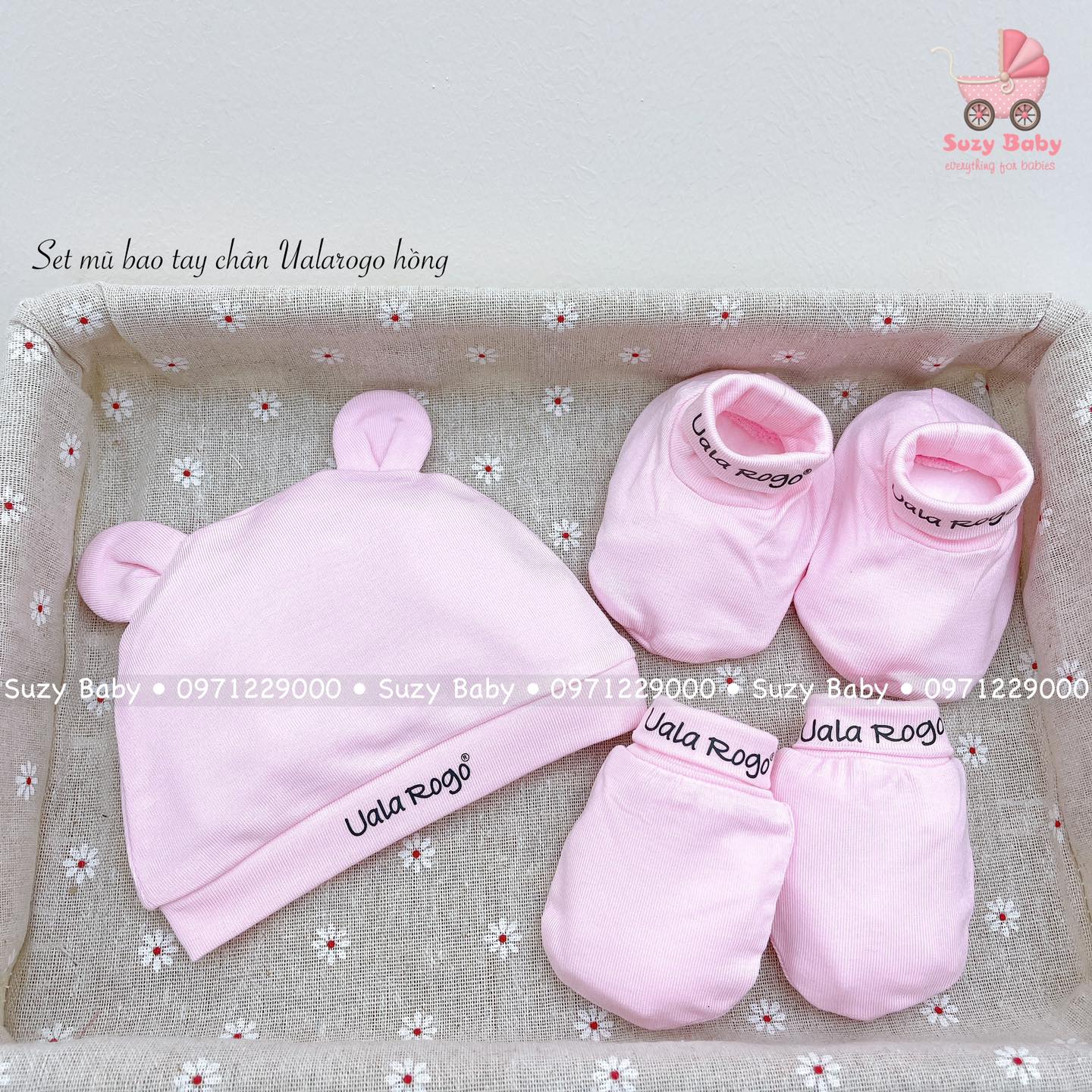 SET MŨ BAO TAY CHÂN UALA ROGO NHIỀU MÀU