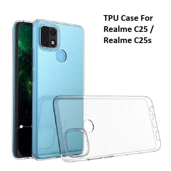 Ốp Realme C25 / Realme C25s dẻo trong suốt (Loại đẹp)