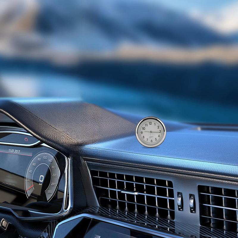 Clock For Car Dashboard Analog Temp And Humidity Gauge Luminous Vent ...