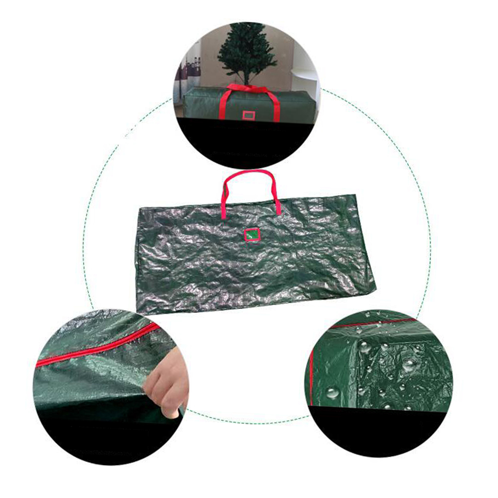 Hisiya Heavy Duty Christmas Tree Storage Bag Tree Container Dustproof