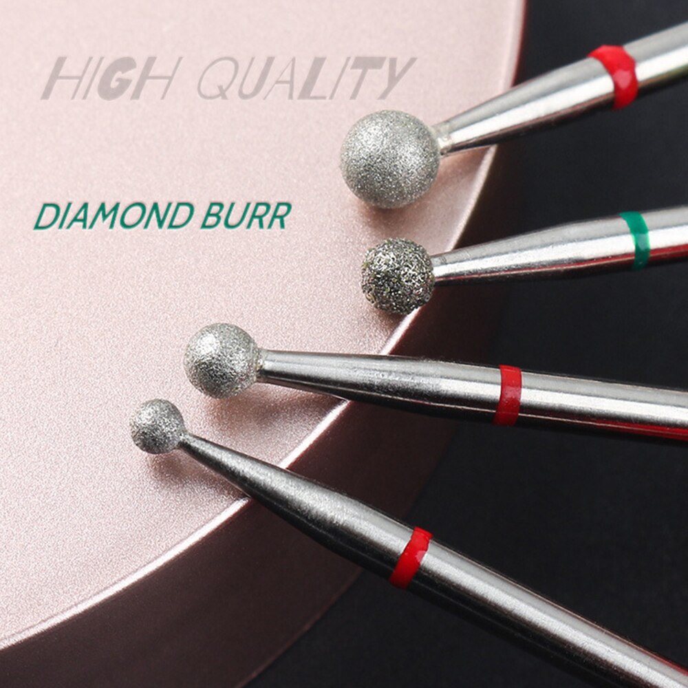 Đá mài mòn Cho Dụng cụ xoay đá mài Bánh Xe Đầu Móng Tay Sanding Tip Tẩy Tế Bào Chết Thép da chết Grit đầu tròn