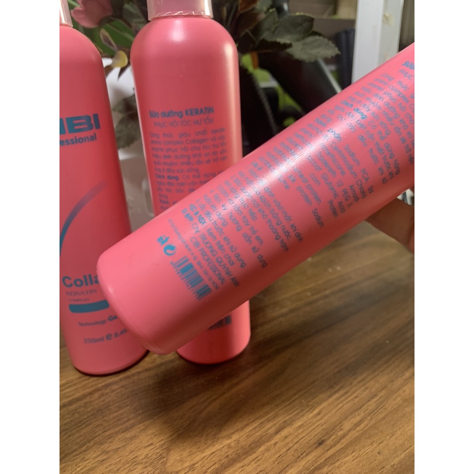 XỊT DƯỠNG TÓC KERATIN HƯƠNG NƯỚC HOA CIBI 250ML