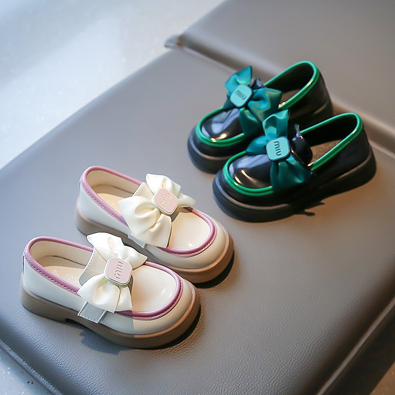 Giày Búp Bê Da Thời Trang Cho Bé Gái Size 23-36