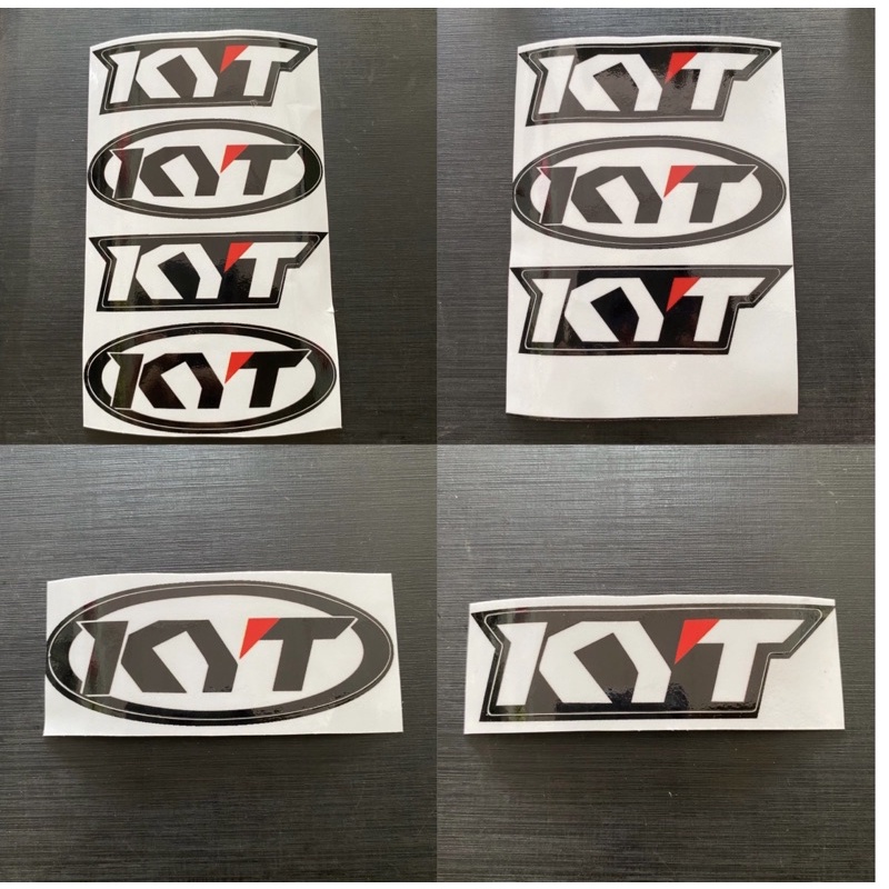 Tem decal KYT cao cấp dán nón bảo hiểm,dán xe  -2 dạng
