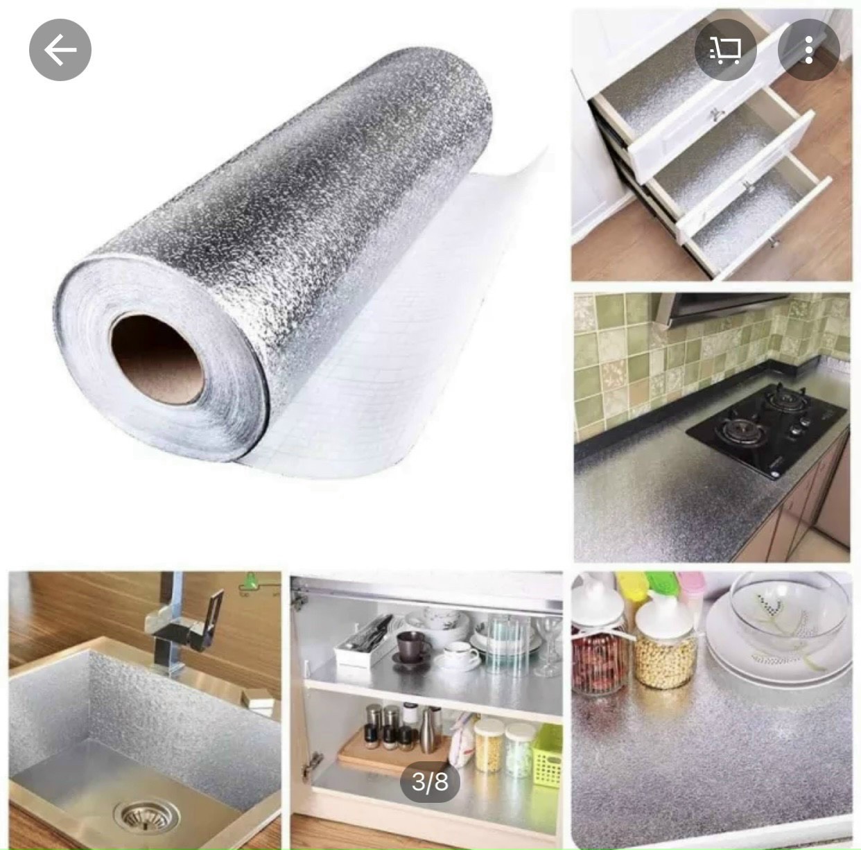 Cuộn giấy bạc dán bếp chống thấm đa năng