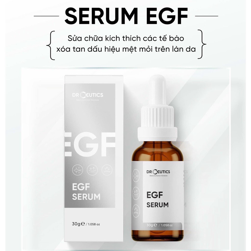 (CHÍNH HÃNG) Tinh Chất EGF DrCeutics Phục Hồi Da, Trẻ Hoá Da - 30ml