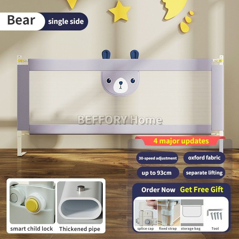 Baby Bed Guardrail Baby Bed Fence Upgrade 6TH Design 30 Levers height