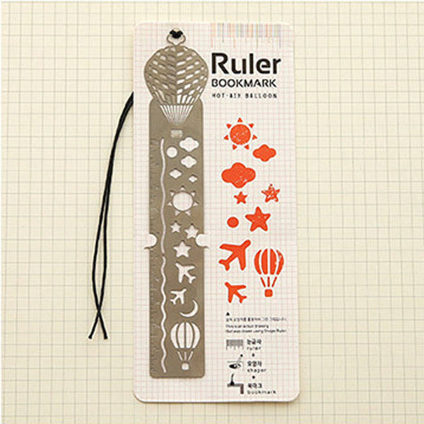 Stainless Steel Popular Hollow Metal Bookmark Creative Student Book Page Holder with Graduation