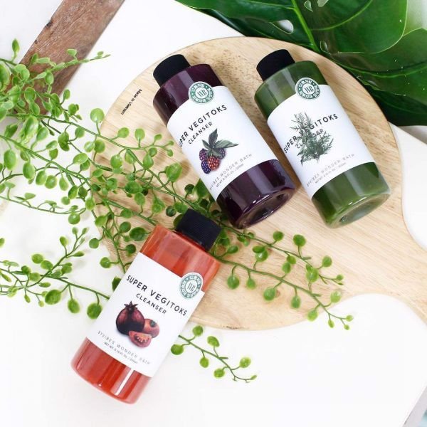 Sữa Rửa Mặt Rau Củ Wonder Bath Super Vegitoks Cleanser(chính hãng )  300ml