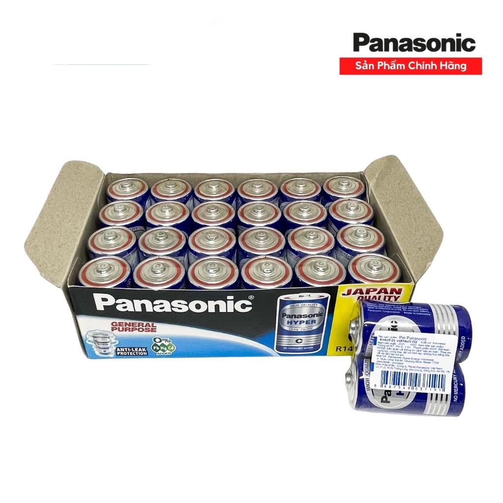 [Chính hãng công ty] 2 Viên Pin Trung ( Cỡ C ) Panasonic 1,5 V