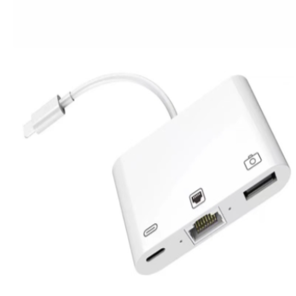 CÁP CHUYỂN ĐỔI HUB TYPE C TO LAN 3 IN 1  Lan + USB + TYPE C